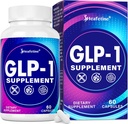 GLP-1 Supliment, cu supliment natural GLP1 Probiotic pentru femei și bărbați, Hops & extract de ceai verde, GLP 1 Suplimente pentru gută, energie, PGL-1 și sănătate generală - 60 capsule