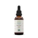 Gentian Alcohol-Free Herbal Extract Tincture, Concentrated Liquid Drops Natural USDA Organic Gentian (Gentiana Lutea) Dried Root (2 fl oz)