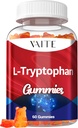 L Tryptophan 1000mg Gummies - Chewable Supplement for Positive Outlook, Calm Support & Inner Balance, 60 Vegan Gummy Restful Nights, Support Mental Focus & Encourage Peaceful Sleep