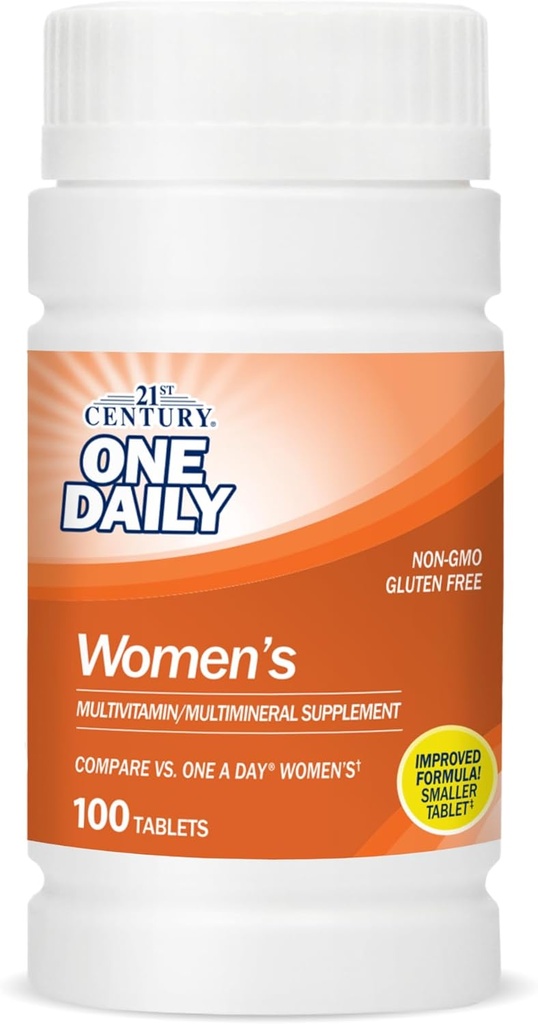 21st Century One Daily Women's Tablets, 100 count