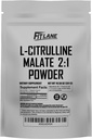 L Citrulline Malate 2 1 Powder 300 Grams - Bulk Ingredient - Free Form Amino Acid Pre Workout Supplement - Raw and Pure with no Additives by Fit Lane Nutrition.