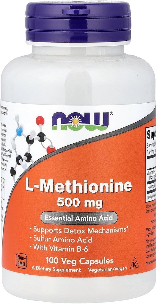 NU Foods L-Methionine 500 mg 100 capsules