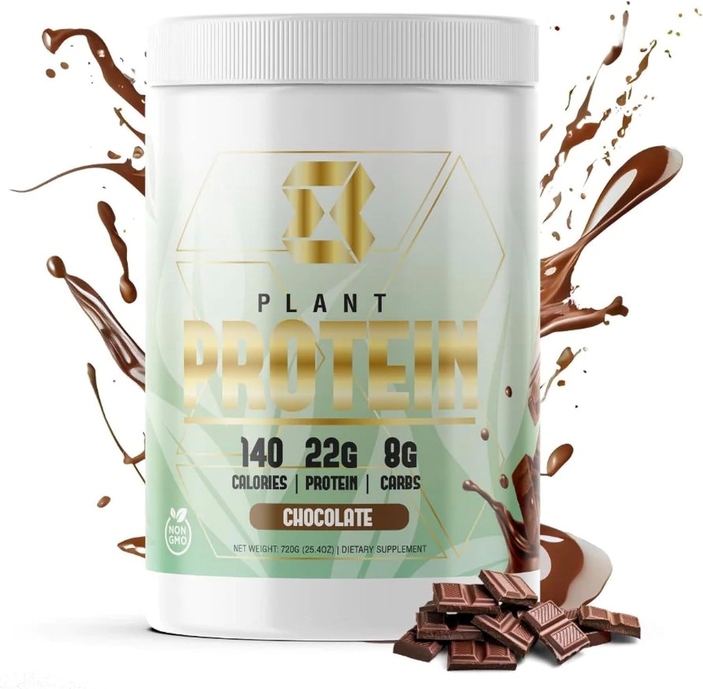 Motiv-8 Tanaman berbasis Protein, 22g Pea Protein, 140 Kalories, Enhances Recovery, Protein Snack Meal Pengganti (20 Pelayan, Coklat)