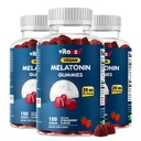 Vitabod Melatonin 20mg Gummies - 180 Count - Drug Free - Natural Strawberry Flavor - Vegetarian, Non-GMO, Gluten Free (3 Bottles)