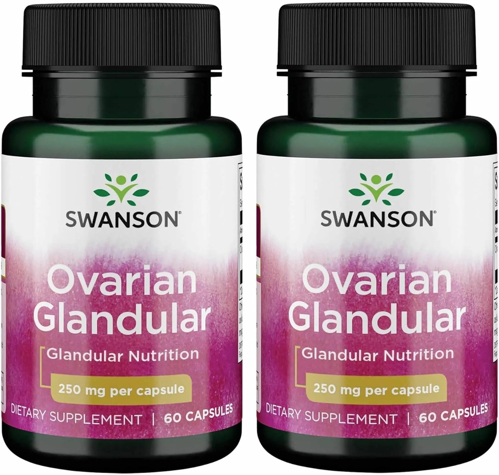 Swanson Ovarian Glandular - Suplemen Natural Memproyeksikan Kesehatan & Keseimbangan Wanita