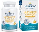 Nordic Naturals Ultimate Omega v ribji želatini, limonina aroma - 60 Soft Gels - 1280 mg Omega-3 - Visokopotezni ribje olje dodatek - EPA & DHA - Spodbuja zdravje možganov in srca - Non-GMO - 30 Servings