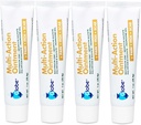 Globe (4 Pack) First Aid Antibiotic Scar Minimizing Pain-Relief, Anti-Itch Ointment with Neomycin, Bacitracin Zinc, Pramoxine HCl & Polymyxin B, for Minor Cuts, Scrapes & Burns