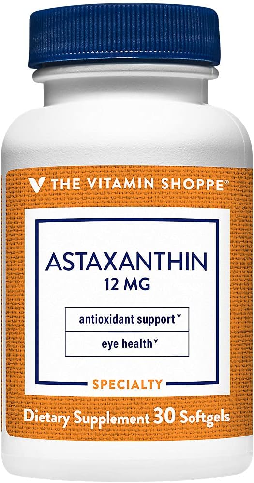 The Vitamina Dihope Astàxanthi (Solasta) Branded Ingredient 12mg (30 Softgels)