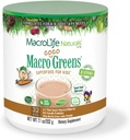 MacroLife Naturals MacroCoco Greens Chocolate Superfood Powder for Kids Fruits crus Veggies Probiotiques et enzymes digestives, Immunity Energy, Non-OGM, Vegan, Gluten, Dairy Free - 7oz (32 portions)
