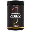 Rule 1 Energized Amino – Anytime Energy and Recovery Support with BCAAs, Glutamine, Citrulline, Beta Alanine, and Caffeine from Green Coffee & Tea Leaf Extracts (30 Servings, Peach Mango)