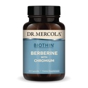 Dr. Mercola Biothin Berberine with Chromium - Supports Healthy Metabolic Function - Enhanced Absorption - Non-GMO, Gluten-Free & Soy-Free - 30 Capsules (30 Servings)