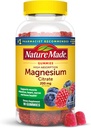 Nature faite haute absorption Citrate de magnésium 200 mg par portion, supplément de magnésium pour le muscle, Nerve, os et soutien cardiaque, 90 Gommies de magnésium, 45 jours d'approvisionnement