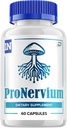 Pronervium Nerve Health Support Pills, Pronervium ביקורות, Pronervium nootropic מתקדם פורמולה, Pronervium All Natural Focus תוסף, Pronervium Brain Support Reviews (1 Pack - 60 קפסולות)