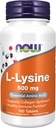 NOW Foods L-Lysine -- 500 mg - 100 Tablets