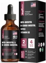 Myo-Inositol & D-Chiro Inositol - 40:1 Razão - 60-Dia de Fornecimento - Apoio à Saúde da Mulher e Apoio ao Bem-Estar Diário para promover o equilíbrio geral - Suplemento Inositol Premium