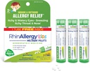 Boiron RhinAllergy Kids Pellets עבור הקלה מתסמיני אלרגיה של Sneezing, Runny Nose, ו- Itchy Eyes orגרון - 3 Count (240 Pellets)
