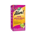 Nature's Way Alive! Hair, Skin & Nails Multivitamin with Biotin and Collagen, 60 Softgels