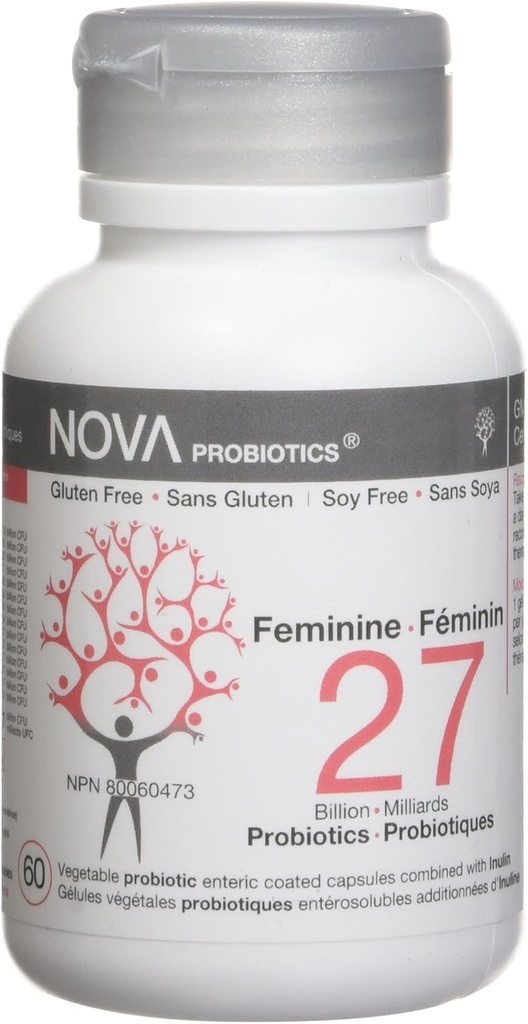 Nova Probiootit Feminine 27 miljardia 60 Vcaps