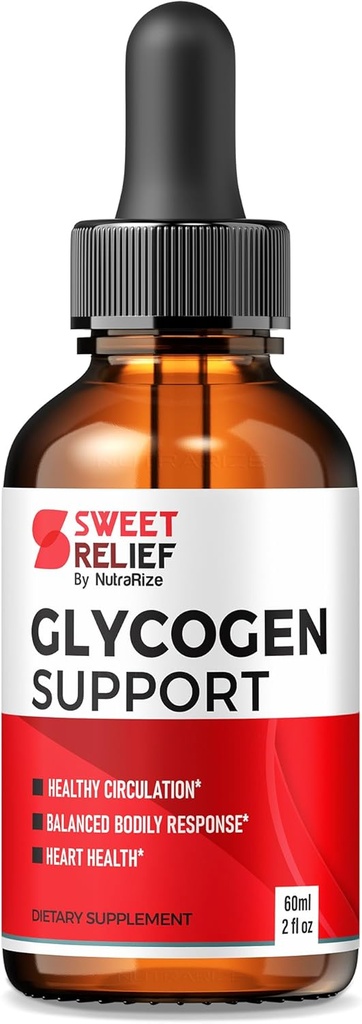 NutraRize Sweet Relief Glycogen & Joint Support Drops, Sweet Relief Detox Support Cleanse Renew, Sweet Relief Hair Prostate and Body Health for Fungus Advanced Support Formula (30 hizmet)