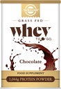 Solgar Whey To Go Protein Powder, Chocolate, 42 oz - Изолирайте и концентрирайте - Смесва лесно за гладка вкус - Gluten-Free - 20g Протеин на обслужване