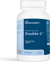 Life Enhancement Double C - Max Absorption 608 mg Buffered Vitamin C (Calcium Ascorbat og Ascorbylpalmitat) & 61 mg Calcium - 180 Capsuls