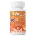 VAL Magnesium for Kids | High-Absorption Magnesium for Calm, Relaxation & Focus | Mg Glycinate, Citrate & Taurate | with Vitamin B6, D & C | Sugar-Free, Non-GMO | 60 Chewable Tablets