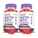 Justified Laboratories Turbo Ripped Keto ACV Gummies Extreme (2000 mg) - 60 Count, Pack of 2 - Formulated with Apple Cider Vinegar, Folate & Vitamin B12 - Non-GMO, Vegan, Gluten Free - 60 Servings