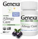 Genexa Allergy Active ergy Cha drogues Free, No-Drowsy Allergy & Decongesting Remedy per a adults  arxivar Vegan & No-GMOvint Homeopathic All ergy Acai Berry Flavor, 60 Chewables