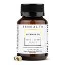 JSHealth Vitamin D3 1000IU Supplement. Vegan D3 Vitamins Support Bone Health, Muscle Strength, Heart Health, Immune Support. Vegan. By Nutritionist Jessica Sepel (60 Tablets)