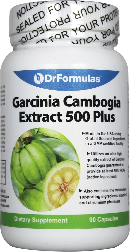 DrFormulas Garcinia Cambogia Extrave 500 Plus, 90 Capsules