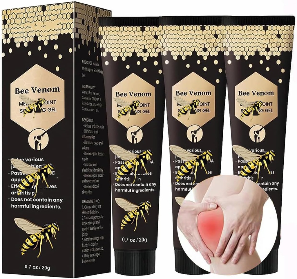 Bee Venom Yardım Krem, Birləşmiş və Kas Soothing Bee Venom Krem, Yenizealand Bee Venom Gel (B)