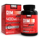 Force Factor DIM Max, DIM Supplement 400mg, Estrogen Balance for Women & Men, Diindolylmethane, 60 Capsules