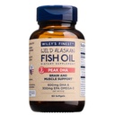 Wiley's Finest Wild Alaskan Fish Oil Peak DHA - 900mg EPA and DHA Omega-3s - 60 Softgels (30 Servings)