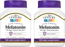 21st Century, Melatonin Quick Dissolve Tablet 10 mq, White, Cherry, 120 Şərh (Böyük 2)
