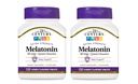 21st Century, Melatonin Quick Dissolve Tablets 10 mg, White, Cherry, 120 Count (Pack of 2)
