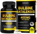 DOGRADO NUTRITIIÓ Bulbin Natalens) Extreu 400mmg Per Servint (150 Capsules) - Ultra desplaçada Extraction - Suport Vitaly, Força, Masclea - Guten Free, No-GMO, Fed - Partit 3r