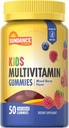 Sundance Kids Multivitamin Gummies | med vitamin D3, C, B12 och Zink | 50 greve | Mixed Berry Flavor | Vegetarian, Non-GMO & Gluten Free Supplement