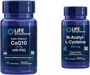Life Extension Super Ubiquinol CoQ10 s PQQ, CoQ10, PQQ & N-acetil-L-cisteinom (NAC), Imuno, dihala, zdravje jeter