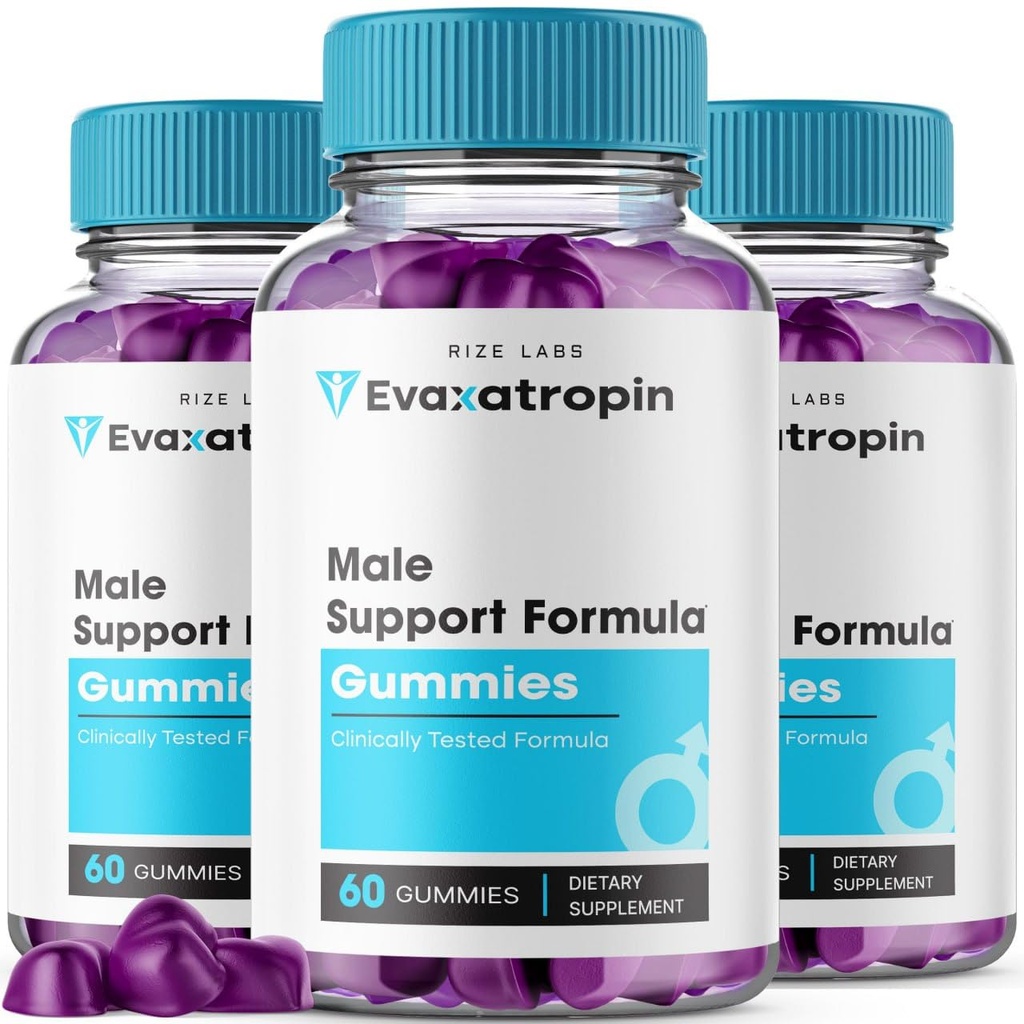 rize labs (3 Pack) Evaxatropin Gummies for Men, Evoxatropin G Performance Gumies Reviews, Evaxatropin Gummy, EvaxatropinMale Support, Health Supplement Gomitas for Stamina and Energy (180 Gummies)