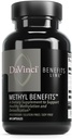 DAVINCI Labs Methyl Benefity - Dietní dodatek k podpoře zdravé methylace, detoxifikace a výroby energie * - s vitaminem B6, B12, Folátem a více - Bezlepkové - 60 Vegetariánské kapsle
