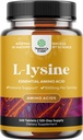 Natings Craft L Lysine 1000mg per Serving Nutritional Supplements - L- lysine Essential Amino Amino Acides for Eye Health Lip Care Bone Support Immunrendszer Izomnövekedés és Vegetáriánus Collagen 240 tabletta
