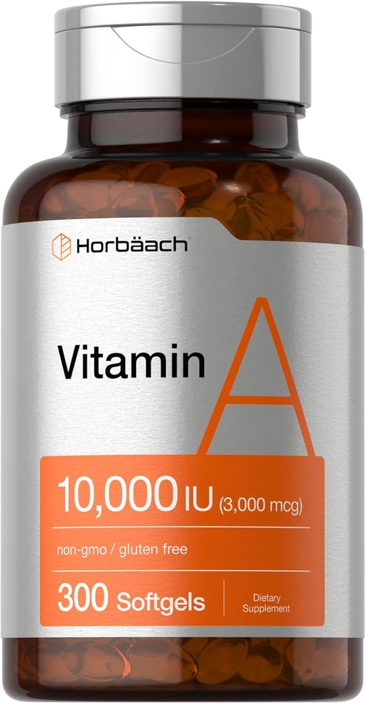 Horbäach A-vitamin 10000 NE Softtfell