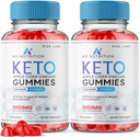 (2 paketea) Keto Gummies, Avi Nutrition Keto, ACV Advanced Weight Loss Gummy, Keto + ACV osagarria, Metabolismoa bultzatzeko AviNutrition Keto ACV Gummies Reviews (120 Gummies)