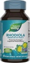 Nature's Way Rhodiola Premium Extract, 250 mg zerbitzatu bakoitzeko, Energia eta Errendimendu Kognitiboa onartzen ditu*, Herb* moldakorra, GMO Project Verified, Vegan, Gluten Free, 60 kapsulak (Maiatzak Vary prestatzen)