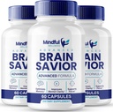 Brain Savior Mozek doplňky pro paměti a zaměření kapsle, BrainSavior Advanced Formula Brain Health Support - Maximální síla Nootropics Brain- Savior Všechny přírodní podpory Recenze (3 Pack)