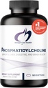 Projetos para a saúde Phosphatidilcolina Softgels - Phosphatidyl Choline Supplement da Soy Lecitina para apoiar fígado + saúde cerebral (180 Softgels)