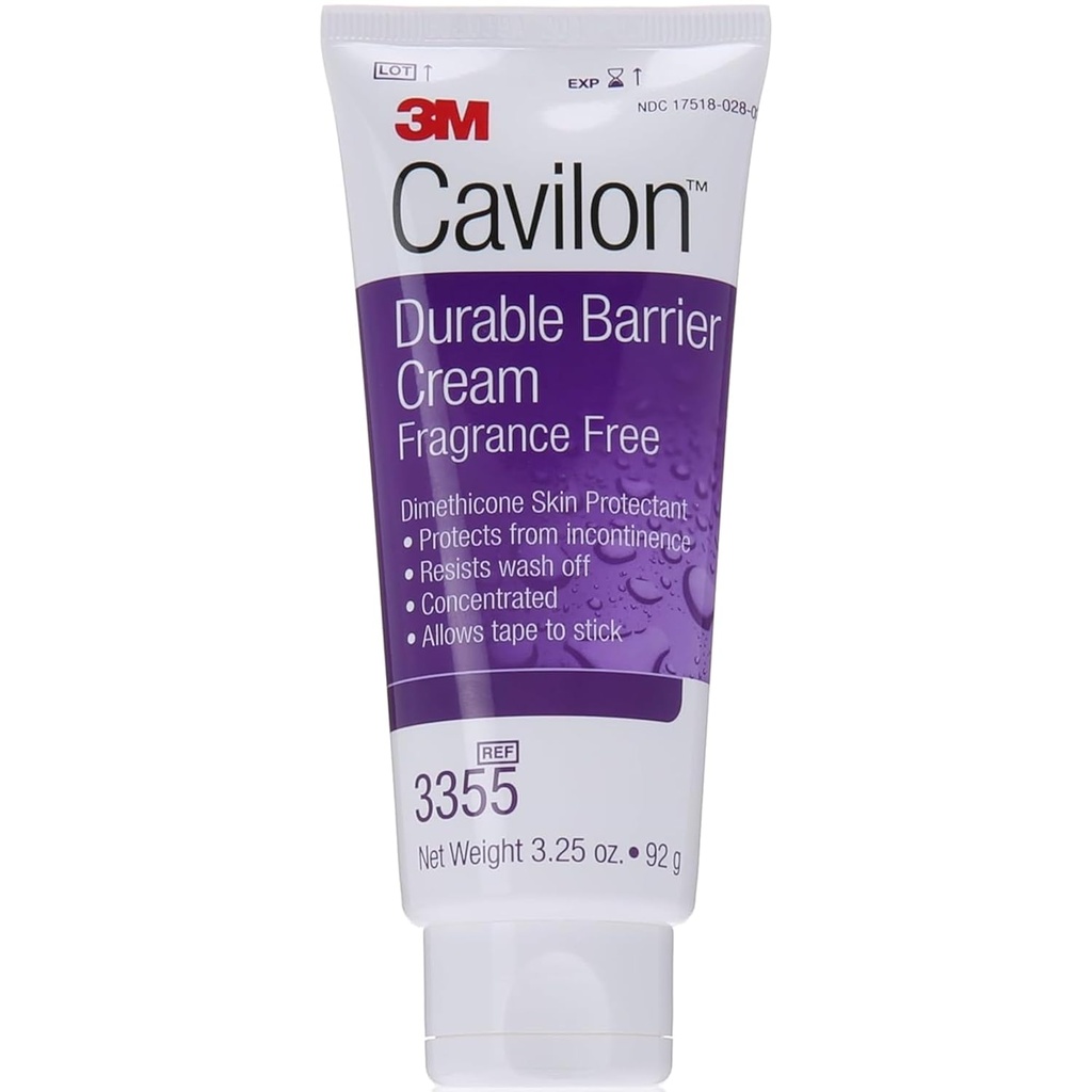 Cavilon 3M Durable Barrier Cream Unscented 3.25 Ounce (92G) Tube by Cavilon 2 tubes