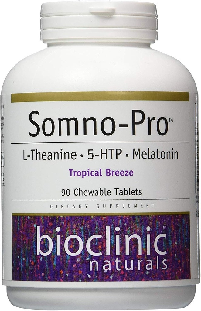 Bioclinic Naturals Somno-Pro L-Theanine - 5-HSP - Melatonin Tropical Breeze 90 miếng dán