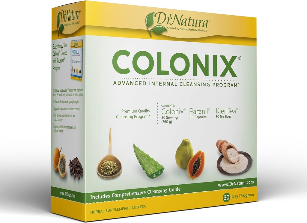 DrNatura Colonix 키트 콜론 클렌징, 30 일 팩 콜론 클렌저 (16 온스)